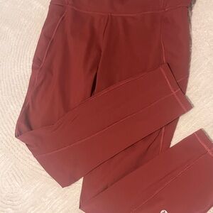 Lululemon Athletica Women's Brick Red Leggings